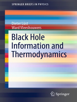 cover image of Black Hole Information and Thermodynamics